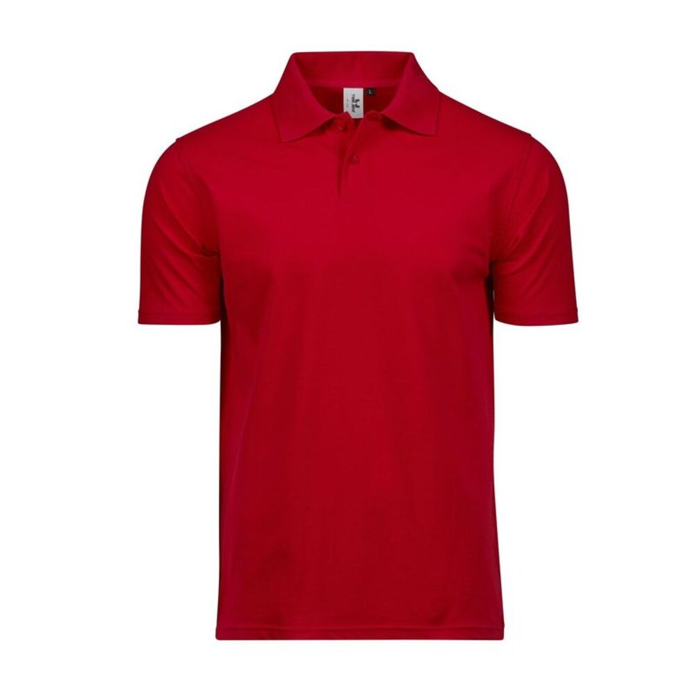 Tee Jays Mens Power Polo Shirt / Red
